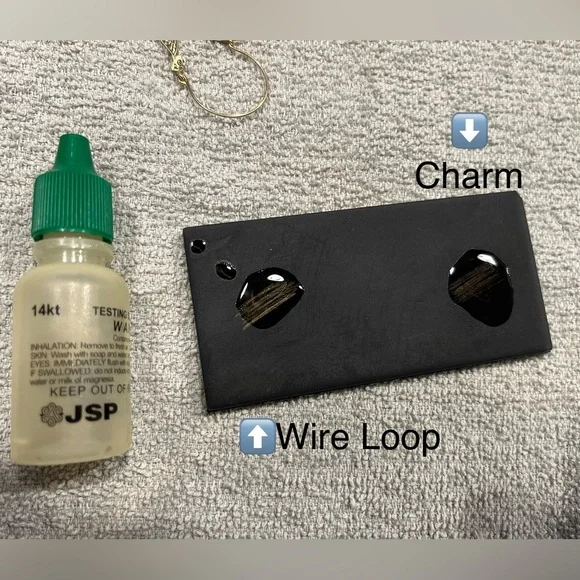 RESERVED- 1.33 Grams 14k Filigree Pendant Charm Holder - Picture 10 of 10